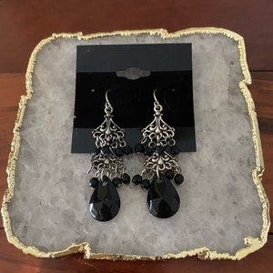 [Aldo] Black Beaded Earrings